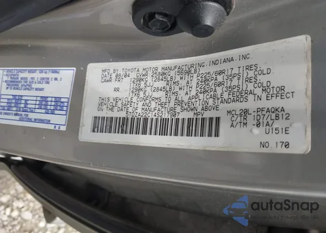 2004 Toyota Sienna Xle from USA, damaged, VIN 5TDZA22C14S217907